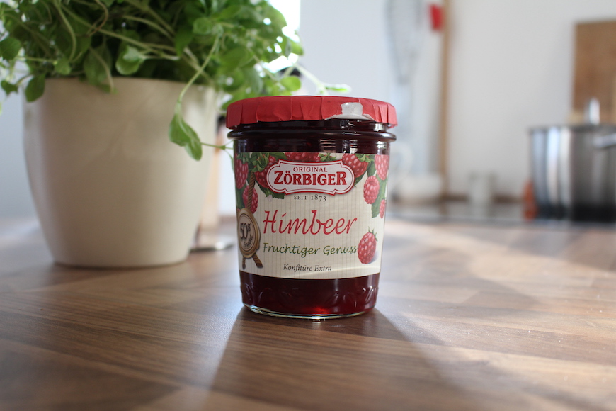 Zörbiger Himbeer –Marmelade, Ostprodukt aus Sachsen-Anhalt